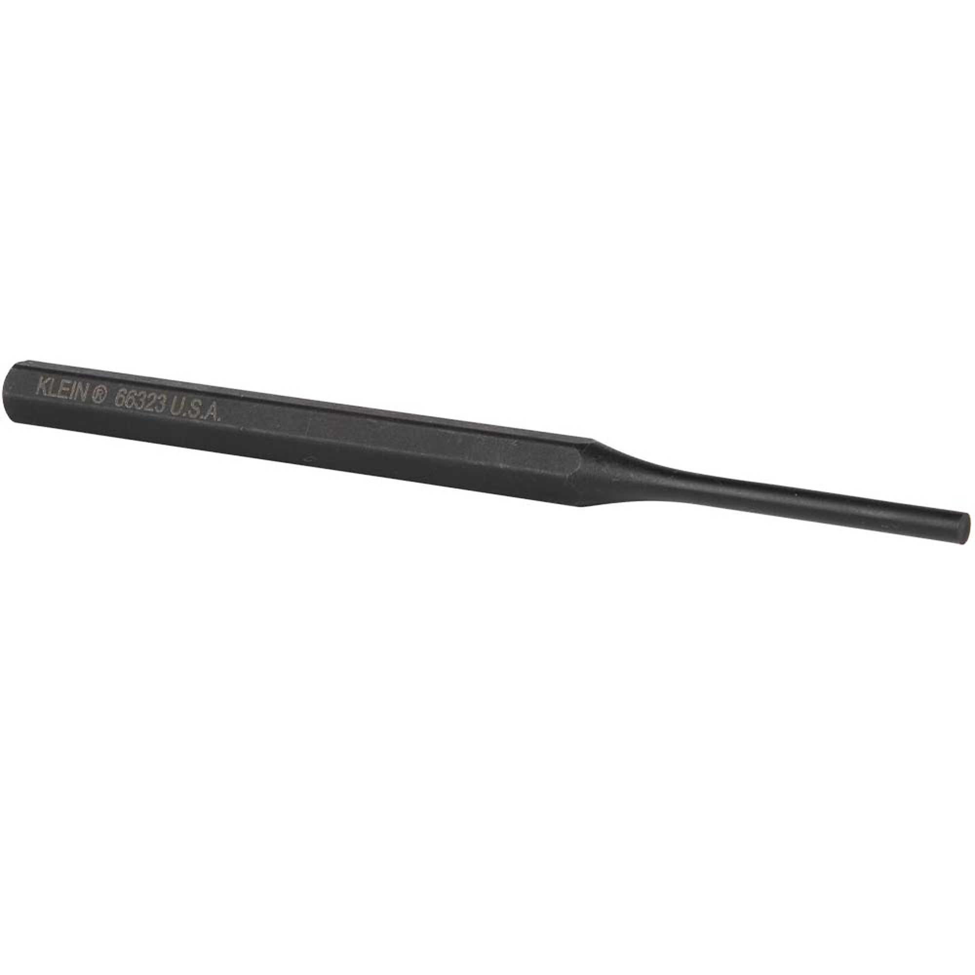 Klein Tools, Pin Punch, 5-1/4in., 5/32in. Point Diameter, Product Type Roll Pin Punch, Pieces (qty.) 1 Model# 66323